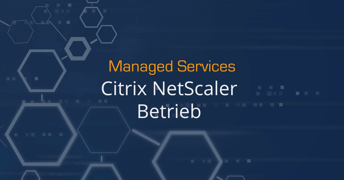 NetScaler System Management Sicherheit & Leistung michael wessel